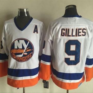 Stunning Islanders #9 Clark Gillies White CCM Throwback Stitched NHL Jersey for die - hard hockey fans