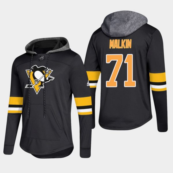 Amazing Penguins #71 Evgeni Malkin Black 2018 Pullover Platinum Hoodie to show your team spirit