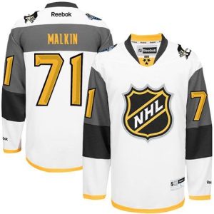 Gorgeous Penguins #71 Evgeni Malkin White 2016 All Star Stitched NHL Jersey to stand out at the arena