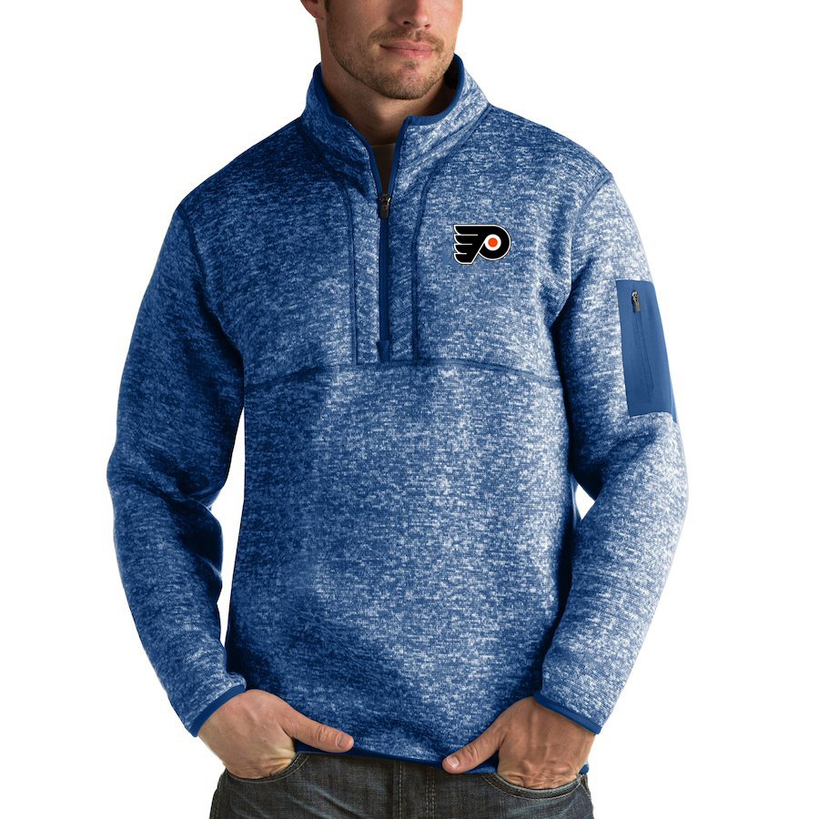 Unique Philadelphia Flyers Antigua Fortune Quarter Zip Pullover Jacket Blue to show your team spirit