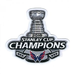 Stunning Stitched 2018 NHL Stanley Cup Final Champions Washington Capitals Commemorative Jersey Patch perfect for game days