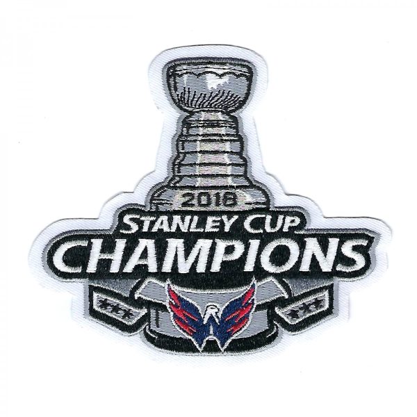 Stunning Stitched 2018 NHL Stanley Cup Final Champions Washington Capitals Commemorative Jersey Patch perfect for game days