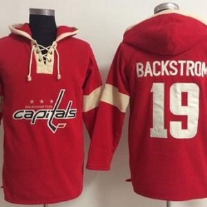 Unique Washington Capitals #19 Nicklas Backstrom Red Pullover NHL Hoodie a must - have for collectors