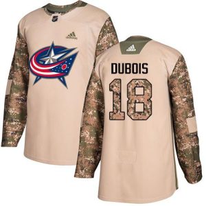 Gorgeous Adidas Blue Jackets #18 Pierre Luc Dubois Camo Authentic 2017 Veterans Day Stitched NHL Jersey to show your team spirit