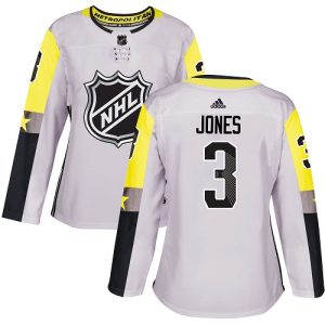 Impressive Adidas Blue Jackets #3 Seth Jones Gray 2018 All Star Metro Division Authentic Women's Stitched NHL Jersey for die - hard hockey fans