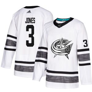 Unique Adidas Blue Jackets #3 Seth Jones White Authentic 2019 All Star Stitched NHL Jersey to stand out at the arena
