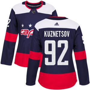 Impressive Adidas Capitals #92 Evgeny Kuznetsov Navy Authentic 2018 Stadium Series Women's Stitched NHL Jersey a must - have for collectors