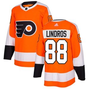 Impressive Adidas Flyers #88 Eric Lindros Orange Home Authentic Stitched NHL Jersey a must - have for collectors