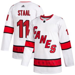 Amazing Adidas Hurricanes #11 Jordan Staal White Road Authentic Stitched NHL Jersey for die - hard hockey fans