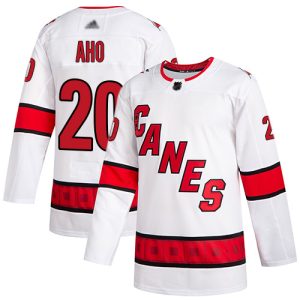 Stylish Adidas Hurricanes #20 Sebastian Aho White Road Authentic Stitched Youth NHL Jersey a must - have for collectors
