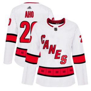 Unique Adidas Hurricanes #20 Sebastian Aho White Road Authentic Women's Stitched NHL Jersey to show your team spirit