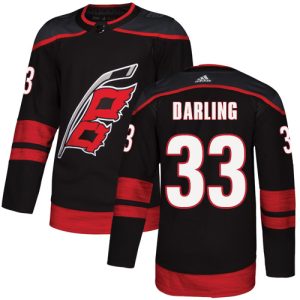 Stunning Adidas Hurricanes #33 Scott Darling Black Alternate Authentic Stitched Youth NHL Jersey perfect for game days