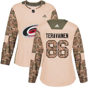 Unique Adidas Hurricanes #86 Teuvo Teravainen Camo Authentic 2017 Veterans Day Women's Stitched NHL Jersey a must - have for collectors