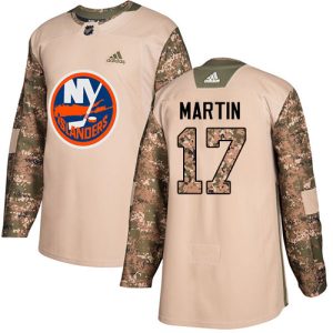 Unique Adidas Islanders #17 Matt Martin Camo Authentic 2017 Veterans Day Stitched NHL Jersey perfect for game days