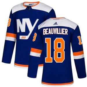 Unique Adidas Islanders #18 Anthony Beauvillier Blue Authentic Alternate Stitched NHL Jersey to stand out at the arena
