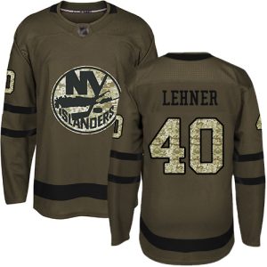 Stylish Adidas Islanders #40 Robin Lehner Green Salute to Service Stitched NHL Jersey for ultimate sports enthusiasts
