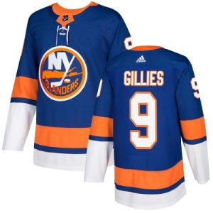 Amazing Adidas Islanders #9 Clark Gillies Royal Blue Home Authentic Stitched NHL Jersey for ultimate sports enthusiasts