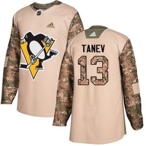 Gorgeous Adidas Penguins #13 Brandon Tanev Camo Authentic 2017 Veterans Day Stitched Youth NHL Jersey perfect for game days