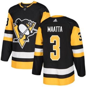 Unique Adidas Penguins #3 Olli Maatta Black Home Authentic Stitched Youth NHL Jersey for ultimate sports enthusiasts