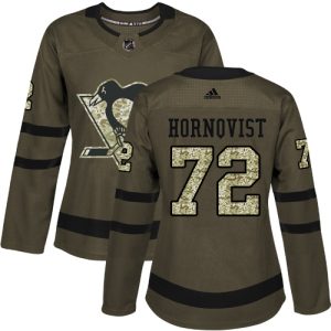 Gorgeous Adidas Penguins #72 Patric Hornqvist Green Salute to Service Women's Stitched NHL Jersey a must - have for collectors