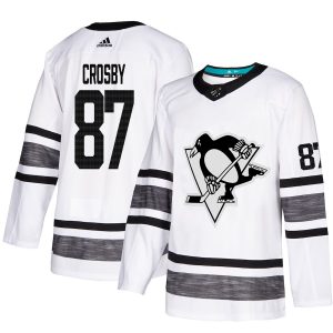 Stylish Adidas Penguins #87 Sidney Crosby White Authentic 2019 All Star Stitched Youth NHL Jersey to complete your fan gear collection