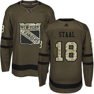 Stunning Adidas Rangers #18 Marc Staal Green Salute to Service Stitched Youth NHL Jersey for ultimate sports enthusiasts