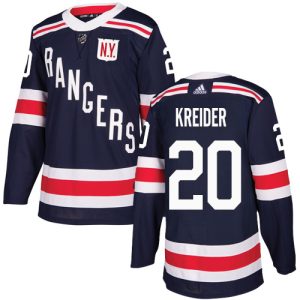 Stunning Adidas Rangers #20 Chris Kreider Navy Blue Authentic 2018 Winter Classic Stitched Youth NHL Jersey for ultimate sports enthusiasts