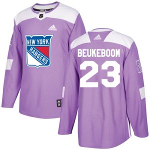 Impressive Adidas Rangers #23 Jeff Beukeboom Purple Authentic Fights Cancer Stitched NHL Jersey to complete your fan gear collection