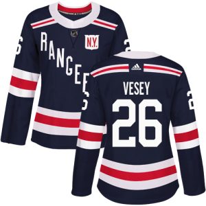 Unique Adidas Rangers #26 Jimmy Vesey Navy Blue Authentic 2018 Winter Classic Women's Stitched NHL Jersey to show your team spirit
