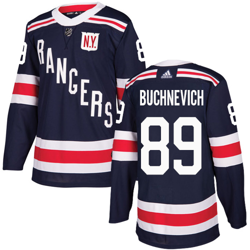 Sleek Adidas Rangers #89 Pavel Buchnevich Navy Blue Authentic 2018 Winter Classic Stitched NHL Jersey to stand out at the arena