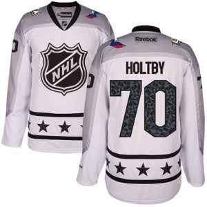 Unique Capitals #70 Braden Holtby White 2017 All Star Metropolitan Division Women's Stitched NHL Jersey to stand out at the arena