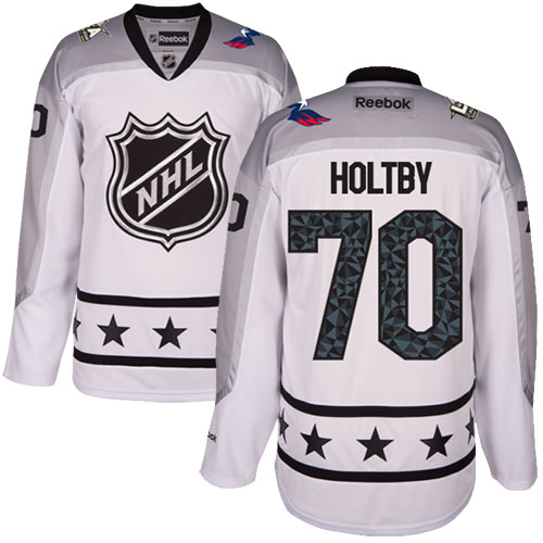 Unique Capitals #70 Braden Holtby White 2017 All Star Metropolitan Division Women's Stitched NHL Jersey to stand out at the arena