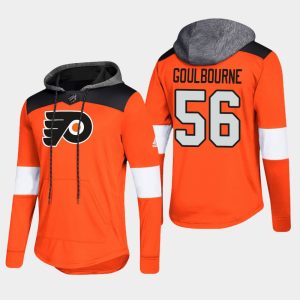 Sleek Flyers #56 Tyrell Goulbourne Orange 2018 Pullover Platinum Hoodie to show your team spirit