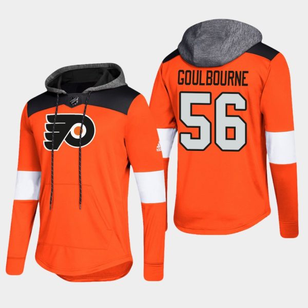 Sleek Flyers #56 Tyrell Goulbourne Orange 2018 Pullover Platinum Hoodie to show your team spirit