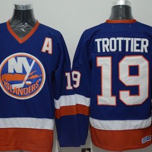 Gorgeous Islanders #19 Bryan Trottier Stitched Baby Blue CCM Throwback NHL Jersey to show your team spirit