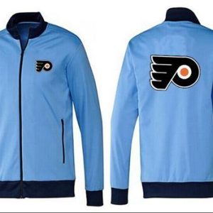 Stylish NHL Philadelphia Flyers Zip Jackets Light Blue a must - have for collectors