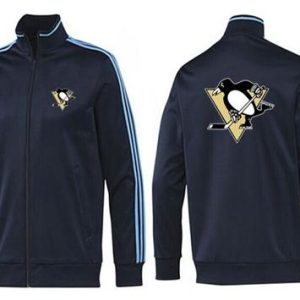Gorgeous NHL Pittsburgh Penguins Zip Jackets Dark Blue to stand out at the arena