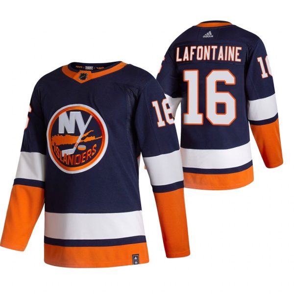 Amazing New York Islanders #16 Andrew Ladd Navy Blue Men's Adidas 2020 21 Reverse Retro Alternate NHL Jersey for die - hard hockey fans