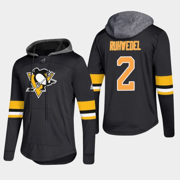 Unique Penguins #2 Chad Ruhwedel Black 2018 Pullover Platinum Hoodie to stand out at the arena