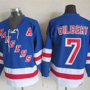 Fantastic Rangers #7 Rod Gilbert Light Blue CCM Throwback Stitched NHL Jersey to stand out at the arena