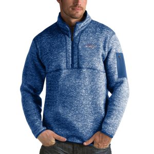 Stylish Washington Capitals Antigua Fortune Quarter Zip Pullover Jacket Blue a must - have for collectors