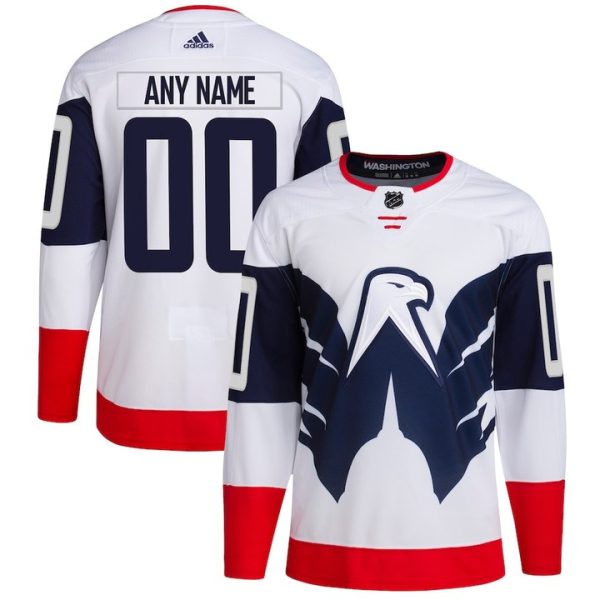 Unique Washington Capitals Men's adidas 2023 NHL Stadium Series Primegreen Authentic Custom Jersey White a must - have for collectors